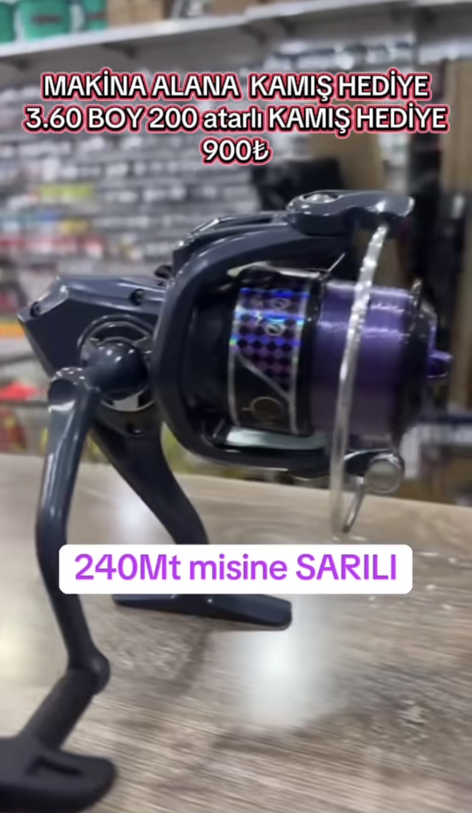 ALYPSO MAKİNE + KAMIŞ HEDİYE