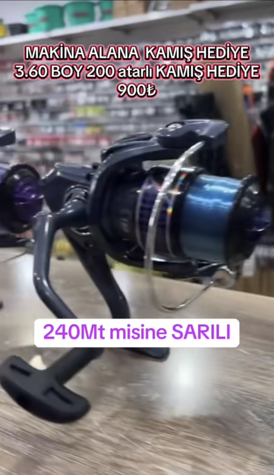 ALYPSO MAKİNE + KAMIŞ HEDİYE