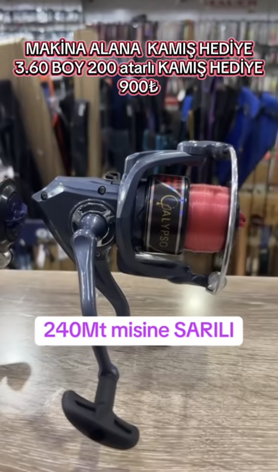 ALYPSO MAKİNE + KAMIŞ HEDİYE