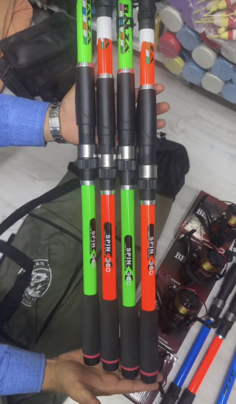 Effe ve Balza Olta Takımı Seti