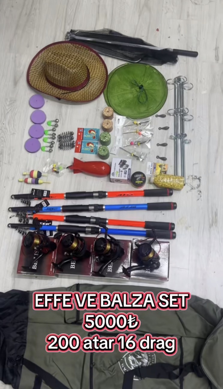 Effe ve Balza Olta Takımı Seti