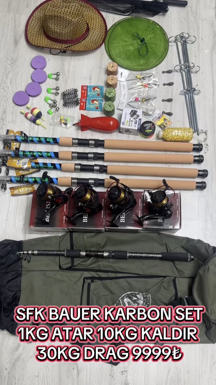 SFK Bauer Karbon Olta Takımı Set